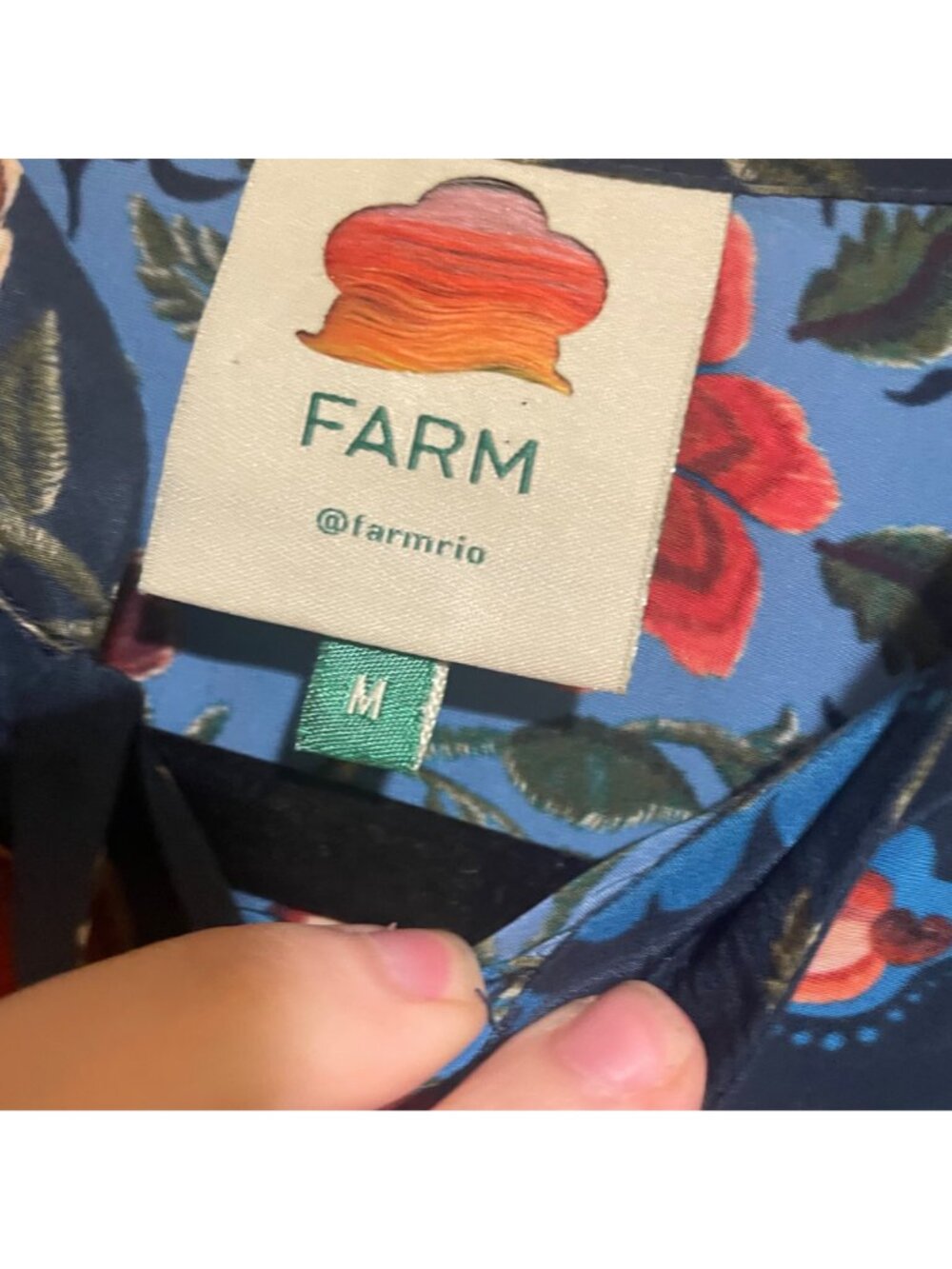 Farm rio arabesque floral tie front dress - Picture 7 of 12